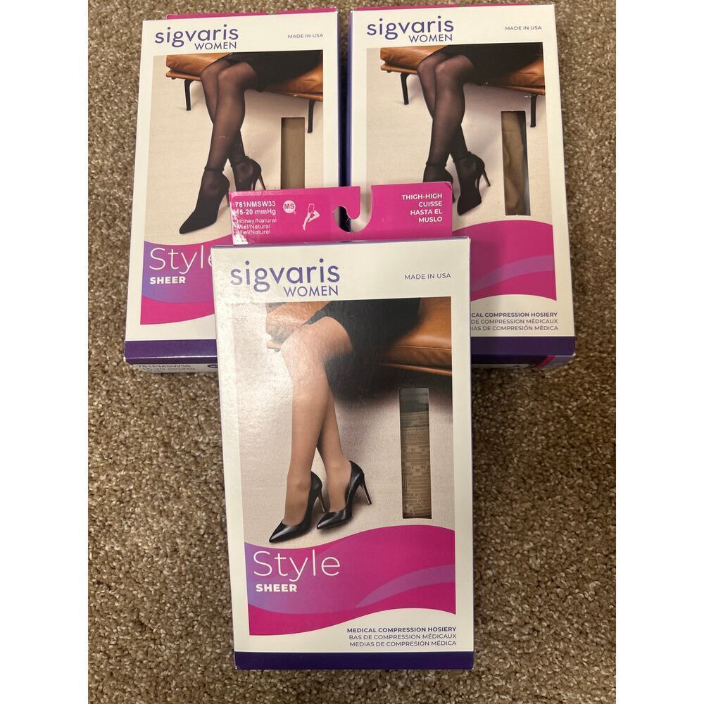 SIGVARIS Women’s Style Soft Opaque 840 Closed Toe Pantyhose 15-20mmHg